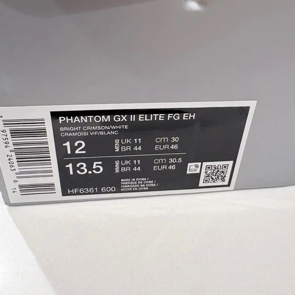 Nike Phantom GX II Elite FG Erling Haaland Limited Edition M12/W13.5